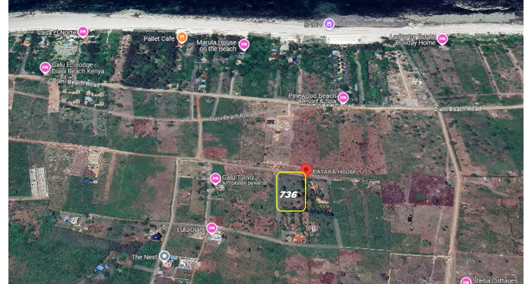 Beautiful building plots Diani Beach Kenya - Galu Kinondo - Beachplot