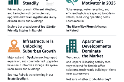 Nairobi Real Estate Market Trends 2025: What Buyers & Investors Must Know